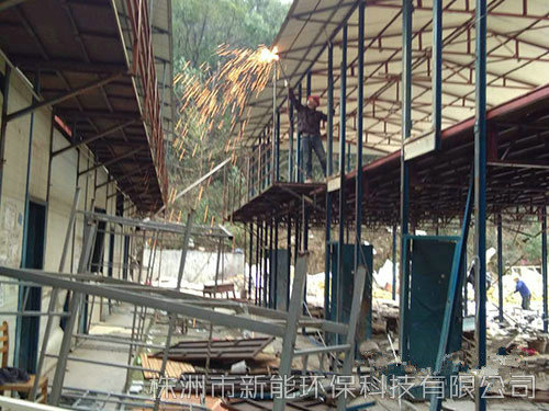 鋼構(gòu)廠房拆除、回收 (4)